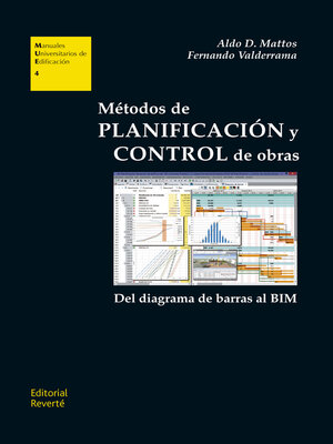 cover image of Métodos de planificación y control de obras